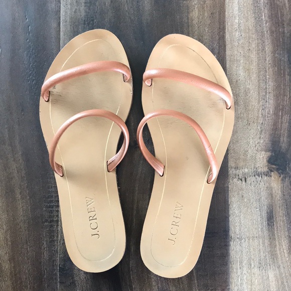 two strap leather sandals